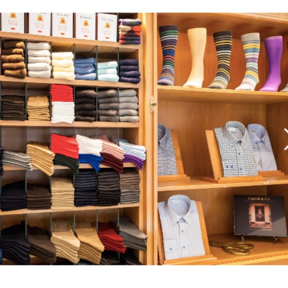 Vintage Carroll Cashmere Sweatshirt Made in Scotland Men's Size L - Picture 10 of 12